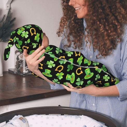 Cozy Soft Green Holiday Swaddle Blanket - Receiving Wrap for Baby Girls and Boys