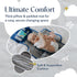 Portable Diaper Changing Mat, Fits Most Changing Tables, One-Hand Hook-and-Loop Fasteners, Front Touchscreen-Friendly