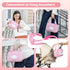 Diaper Clutch Bag with Wipes Pocket, Small Diaper Bag Organizing Pouches, Mini Diaper Bag Purse For Baby Travel Essential, Stroller Diaper Bag, Pink
