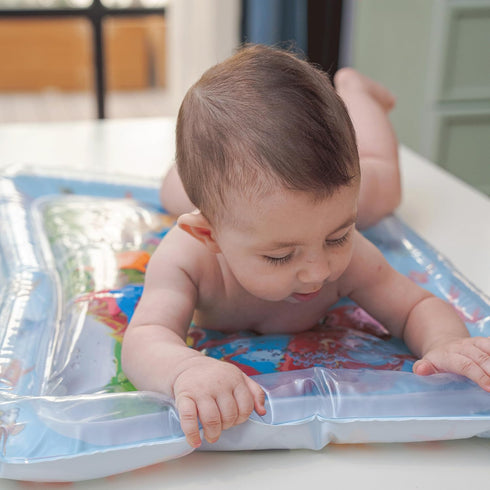 Tummy Tummy Mr. Pen- Inflatable Time Water Mat, Water Mat for Babies, Infant Water Mats, Baby Water Pad, Water Time Mat