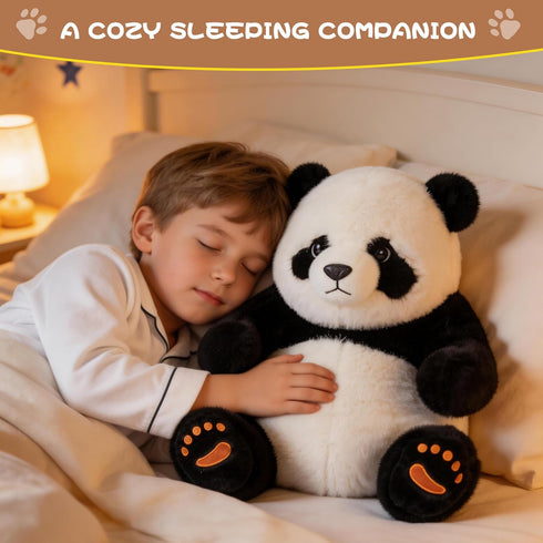 Riverwar Toy,18" Big Panda Stuffed Animal Plush Large Size Cute Giant Cuddly Soft Gift for Babies, Boys