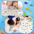 36Pcs 4-8 8-12 gisgfim Wooden Magnet Painting Craft Kit DIY Wooden Ocean Animal Magnets Coloring Arts Crafts for Kids