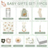 Set New Mom Gift Baby Shower Gifts Basket for Newborn Sage Green Pregnancy Gift for Women After Birth Postpartum