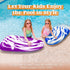 2 Pack Swimming Summer JOYIN Inflatable Body Boards for Water Slides, Pool Floating Learn to Swim, Water Fun Toy