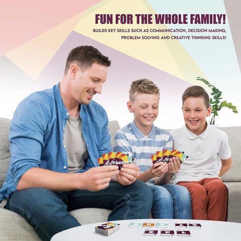 Card Game - The Lightning Fast Game for Kids, Families, and Adults, Perfect for Family Game Night