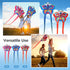 Poen 12 Pcs Butterfly Dragonfly Kites 3.28 ft with 164ft String - Large Easy to Fly Beach Kites for Kids Outdoor