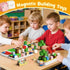 35 3-8 Mini Magnetic Blocks Farm Animals - PCS Travel Magnet Building Blocks for Toddlers - STEM Educational Magnet