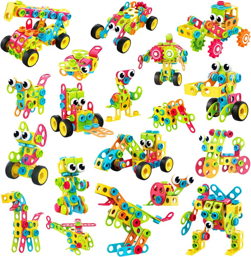 195 3 4 5 6 7 8 9 10 Sets NXONE PCS Educational STEM Toys for Boys and Girls Ages Construction Building Blocks Toy