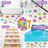 Cecliy 26 Pcs Non Slip Bathtub Stickers, Cute Daisy Shower Floor Non Slip Stickers for Safety Bathroom Tubs Shower