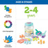 Learning Resources Count & Clean Dust Bunnies - 29 Pieces Educational Toys Set, Age 3+ Toddler Activities, Color