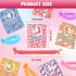 Gocozer 30-Pack Valentine's Day Cards with Stretchy String Toys Unicorn Noodles & Fidget Toys for Kids, Kids Valentines