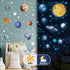 780 Solar System Wall Decals Glow in The Dark Stars PCS, Glowing Planets Stickers for Ceiling, Nursery Wall Stickers