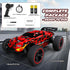 1:18 2WD 2.4GHz 50 8-12 Tecnock RC Cars for Kids, Scale RC Car with USB-C Easy Charging, Remote Control Car with LED