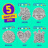 5 6-12 6, 7, 8, 9, 10 Dan&Darci Stepping Stones Painting Kit for Kids - Outdoor Crafts - Paint Garden Stone - Unicorn