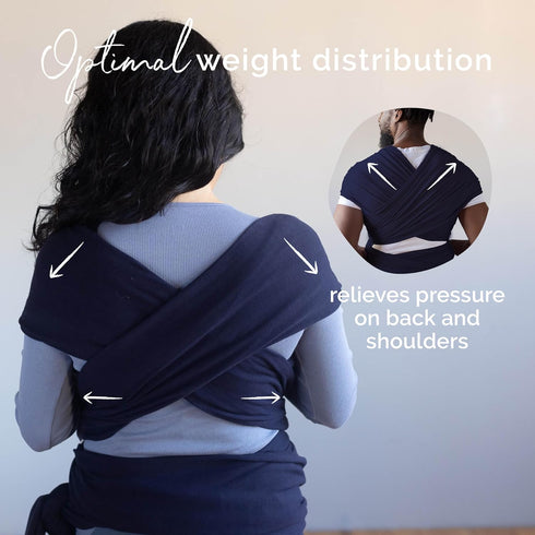 (735 lbs), Boba Baby Wrap Carrier Original Baby Sling Carrier for Newborns Soft, Secure, Hands-Free & Ergonomic, Ideal