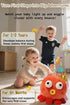 GauJat 6-12 120 Tummy 1-3, Bouncing Octopus Baby Toy, Musical Crawling Toy for Months, Talking Recording Repeat Plush