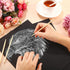 Gersoniel Scratch Paper Art Set, Kids Craft Kits with Scratch Off Paper and Wooden Stylus