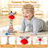 10 Tummy 1-3 Dancing Talking Zebra Stuffed Animal, Interactive Mimicking Recording Repeating Zebra Plush, Singing