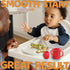 Open Cup Set for Baby, 2 Handled Tiny Cups for Toddlers, Transitional Silicone Cup for 6+ Months (Red)