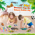 faentwc Dinosaur Painting Toys for Kids 5-7: 2 in 1 Dino Arts Painting Kits and Pull Back Cars Toy for Boys and Girls