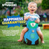 WADDLE Bouncy Hopper Inflatable Hopping Animal Scooter for Toddlers and Kids, Pump Included (Blue Zoomer)