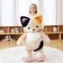EARTHSOUND 30" Giant Cat Stuffed Animal Plush Toy, Large Kitten Jumbo Cute Fluffy Plushie, Gifts for Kids