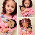 OUOZZZ 12.6" 1 1 Black Soft Baby Dolls Toys for Year Old Girl Gifts, African American Dolls Birthday Gifts for Year Old