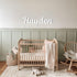 Custom Nursery Wood Name Sign Personalized Nursery Decor Kids Name Sign for