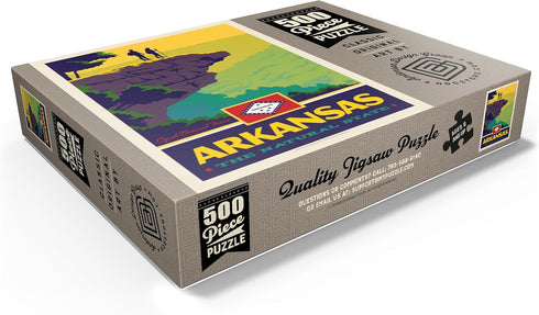 MyPuzzle Arkansas: The Natural State - Premium 500 Piece Jigsaw Puzzle for Adults