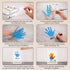 Omrhvi 6 Family Handprint Kit, Hand Prints Keepsake Frame, DIY Craft Gift for New Parents & Mom & Baby, Grandparents