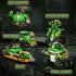 QHECTTY 6-14, 5in1 732 Sets Sets STEM Robot Building Kits for Kids Remote & APP Controlled STEM Tractor/Frog/Robot