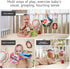 3 6 9 12 Set, TUMAMA Car Seat Toys Months, Plush Animal Rattle Mirror Soft Crinkle Book Baby Enlightenment Toy Newborn