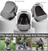 Youpinby Baby Car Seat Cover, Extra Large Mesh Window, Breathable Fabric, Infant Windproof Canopy, Universal Fit
