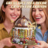 Kisoy DIY Miniature House Kit, Tiny House Building Kit with Furniture and LED Light for Adults and Teens, DIY Mini