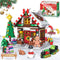 PleyWalden Christmas Gingerbread House Building Block for Girls Age 12+ with LED Lights,