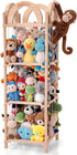 JOLLITO Stuffed Animal Storage Organizers,Large Capacity Wooden Cute Plushies Toy Zoo Holder