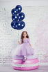 Treasures Gifted Navy Blue Balloons, 72 Pack, 12 Inch Latex for Graduation Party Decorations