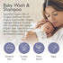 1 Pack 12oz SoCal Suds & Company Baby Body Wash & Shampoo with Shea Moisture for Sensitive Skin, Bath & Hair Products