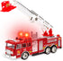 Toysery Fire Truck Toy with Flashing Lights & Siren Sounds for Kids,