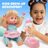 12 inch 12 SMILESSKIDDO Baby Doll, Interactive Talking Doll with Hair, Bottle, Soft Vinyl Body and Other Accessories