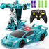 FDJ Remote Control Car - 2 in 1 Transforming Car Robot, One Button Deformation to Robot, 1:18 Scale, 360 Degree