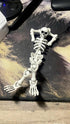 QWZFirst T13 5.12-in Sets (1pcs) Skeleton Action Figure, Movable Articulated Human Skeleton, Action Figure Wearing