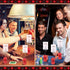 6 Pcs Dice Table Number Holders - Casino Game Kit with Place Card Holders and Table Number Cards