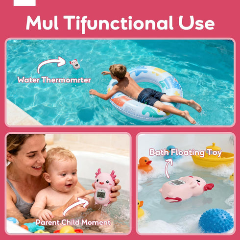 little tigers Baby Bath Thermometer, Digital Temperature Water Thermometer, Safety Bathtub Floating Toy for Baby