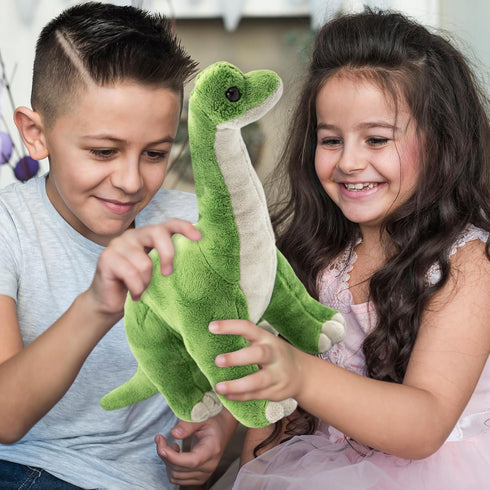 Cozy ArtCreativity Big Plush Brachiosaurus Dinosaur - Soft and Cuddly Stuffed Animal Pillow - Cute Standing Design