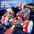 4WD Stunt Car, 2.4 GHz Gesture Sensor RC Cars, Double-Sided Vehicle 360° Flip Buggy with Music Spray, Best Gift for