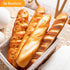 Joeabor 4pcs Set, Artificial Bread Realistic Fake Food for Display, Fake Bread for Decoration, Faux Baguette Food Props