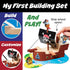 Set: 5+) Creativity for Kids Buildeez! Easy Wooden Model Pirate Ship, Sea Skull - DIY Arts & Crafts Kit, STEM Toys
