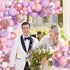 151PCS Pink Balloon Garland Arch Kit, Rose Gold White Pink and Purple Balloons for Birthday Party Decorations