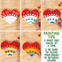 7-Inch 6 8+ Creative Roots Mosaic Heart Stepping Stone, Includes Ceramic Stepping Stone & Vibrant Paints, Mosaic